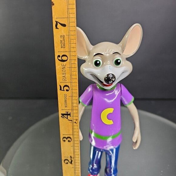 Chuck E Cheese Poseable Moveable Arms PVC Action Figure Approx 7" CN - Picture 8 of 8
